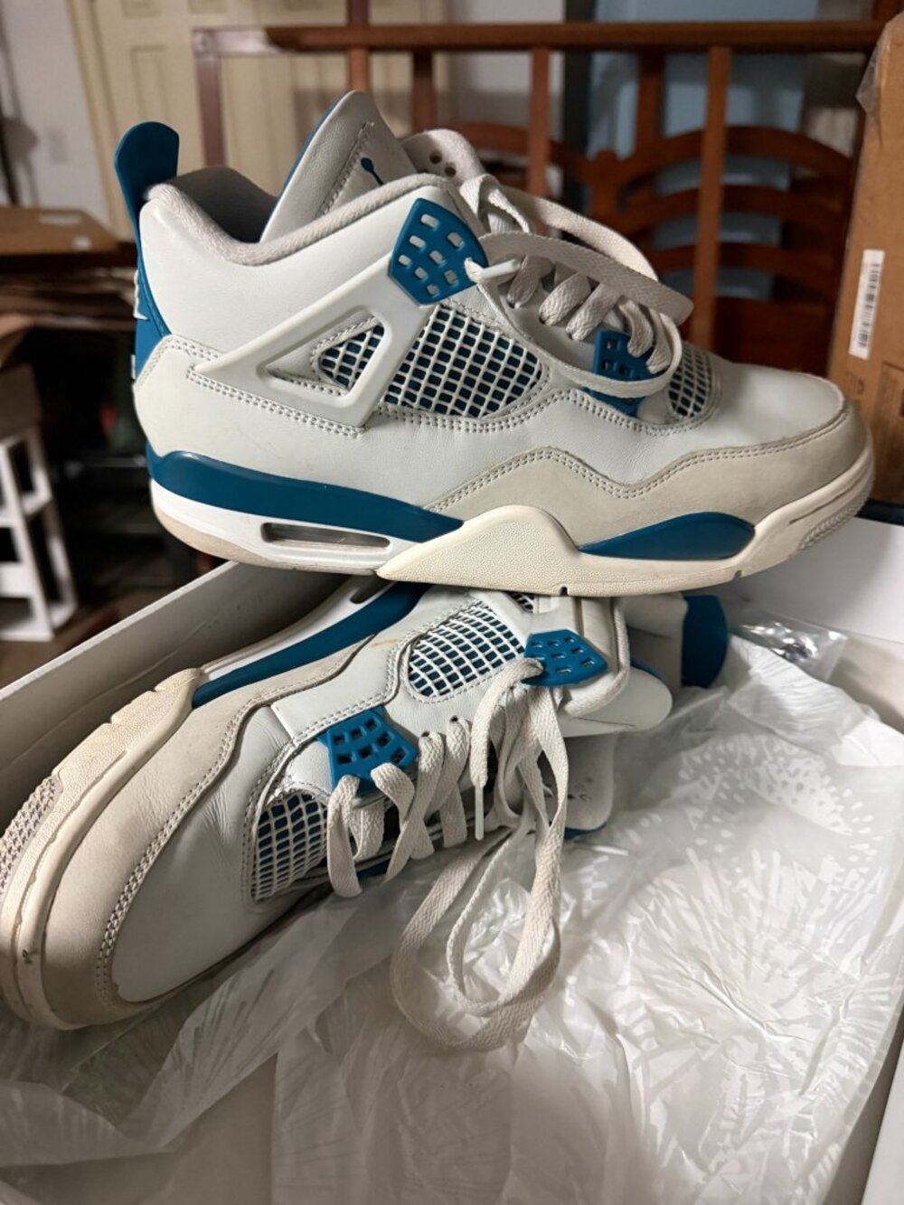Air Jordan 4 Retro Military Blue Men's 8.5